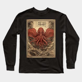 Vintage Japanese Cthulhu monster 2 Long Sleeve T-Shirt